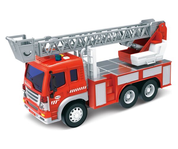 Auto hasičské se žebříkem a efekty 28 cm - český obal