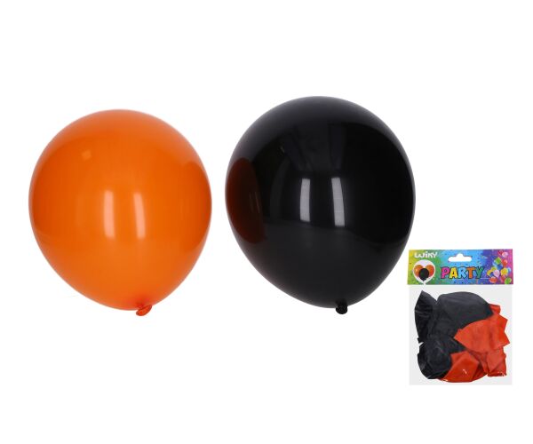 Balónek nafukovací 30 cm - sada 10ks, Halloween