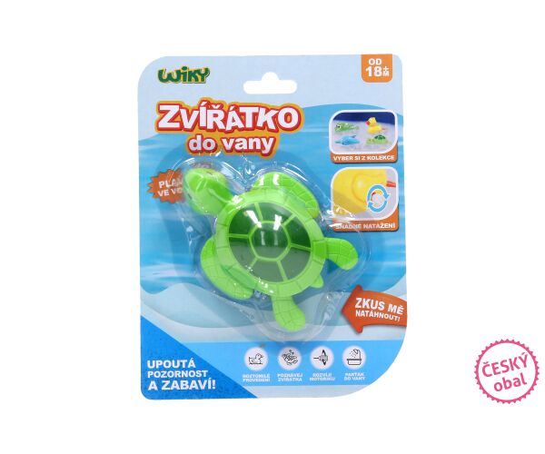 Želva natahovací do vany 10 cm - český obal