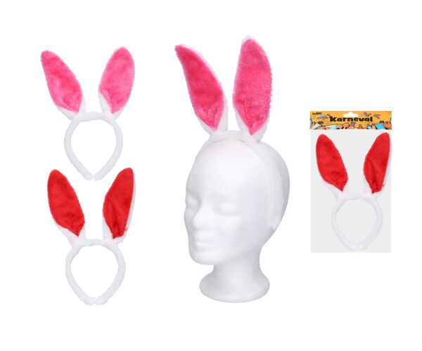 Set karneval - čelenka uši zajíc