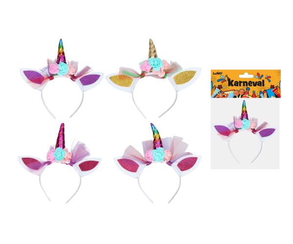 Set karneval - čelenka jednorožec