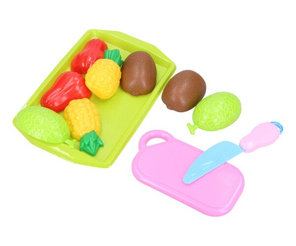 Krájecí ovoce set s tácem 21x14 cm