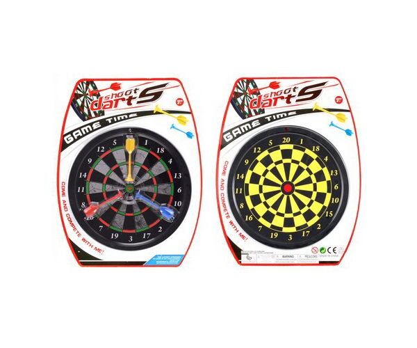 Terč oboustranný magnetický 20 cm se 3 šipkami
