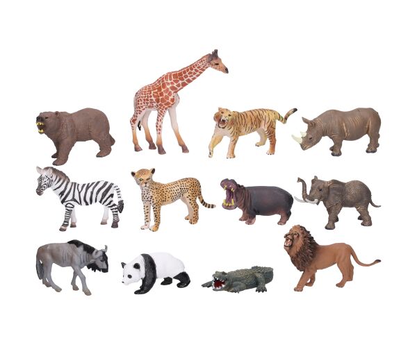 Zvířátko figurka savana 13 cm