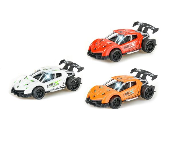 Auto závodní s efekty 11 cm