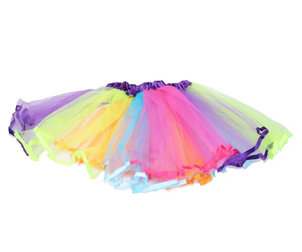 Set karneval - sukně 30 cm 3 vrsty barevná