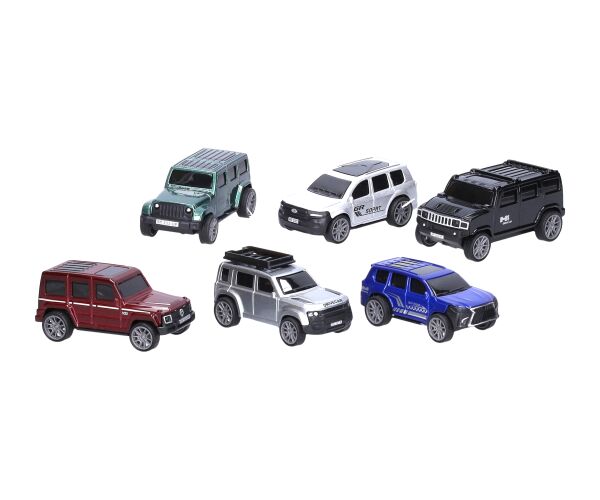 Auto terénní kovové 7,6 cm