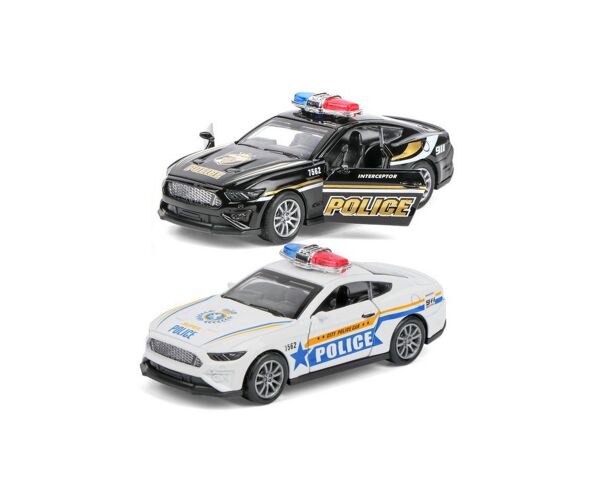 Auto policejní kovové 12,5 cm