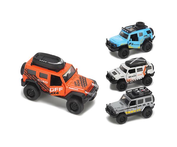 Auto terénní kovové 12 cm