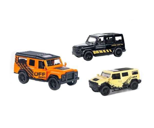 Auto terénní kovové zpětné natažení 11 cm