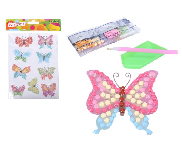 Kreativní set diamond nálepky Motýli