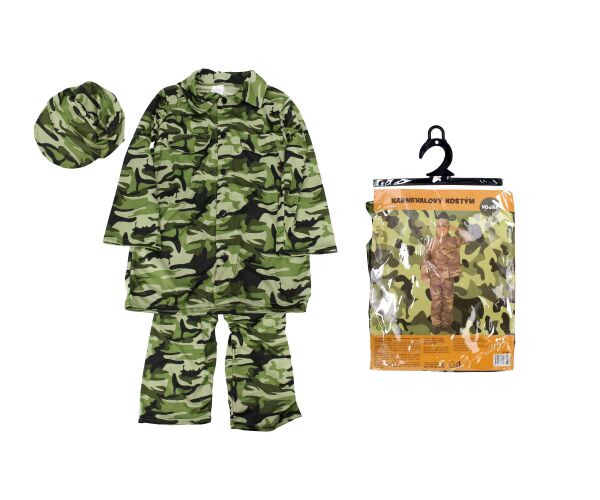 Set karneval - voják M 110-120 cm