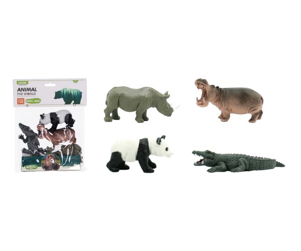 Zvířátka figurky set 4 ks 12,5 cm