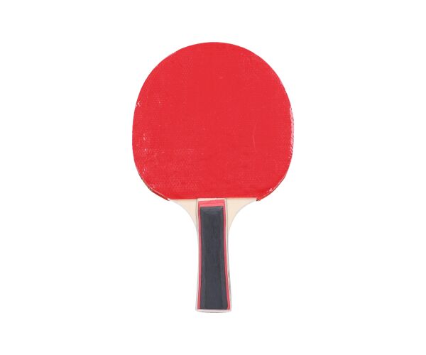 Pálka na stolní tenis s pouzdrem červená