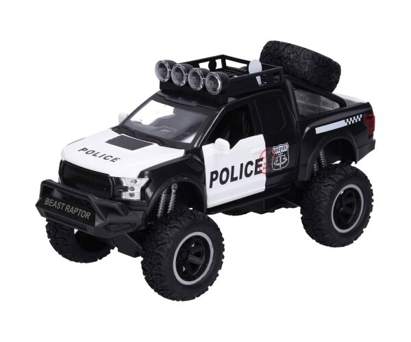 Auto policie terénní s efekty 26 cm