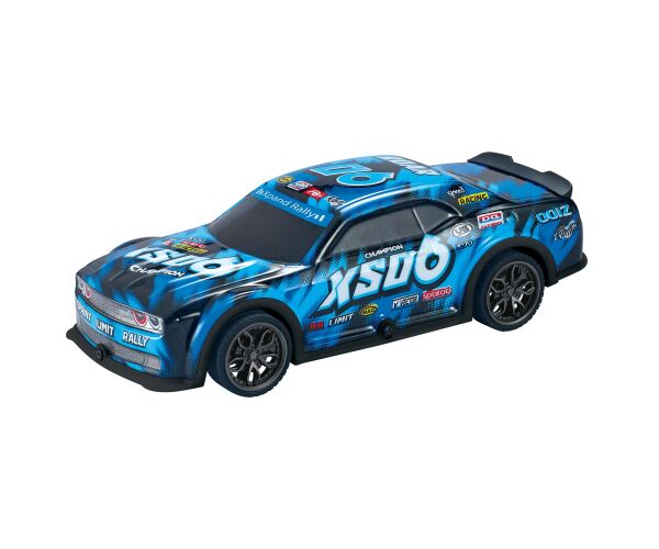 Auto závodní s efekty modré 19,5 cm