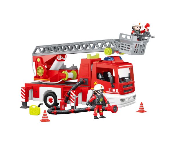 Hasičské auto s žebříkem stavebnice 40 cm