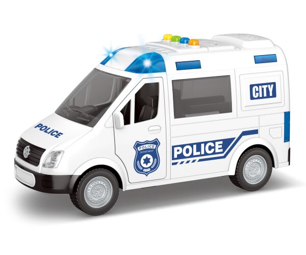 Auto policejní s efekty 22 cm