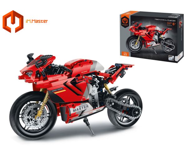 iM.Master Stavebnice motorka červená - 557 dílků