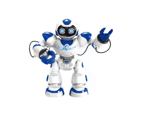 Robot střílející míčky RC na dálkové ovládání 40 cm