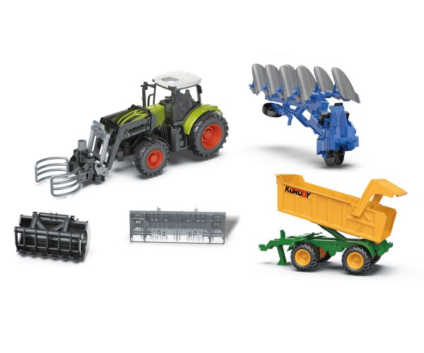 Traktor nakladač s efekty a příslušenstvím 29 cm