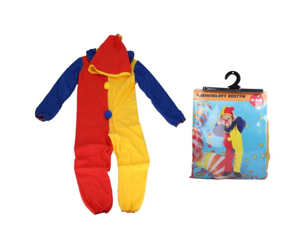 Set karneval - klaun M 110-120 cm