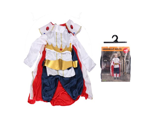 Set karneval - král M 110-120 cm