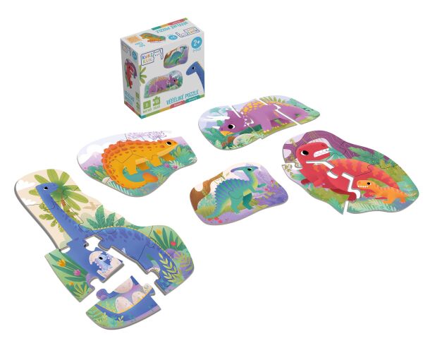 KukiKuk - Véééliké puzzle Dinosauři