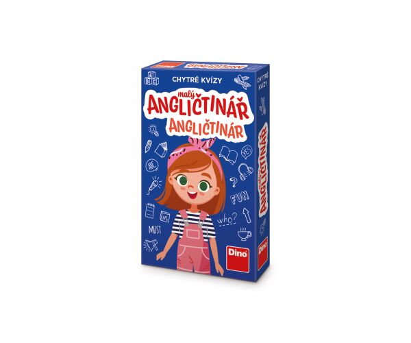 CHYTRÉ KVÍZY - MALÝ ANGLIČTINÁŘ Naučná hra