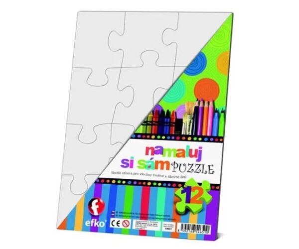 Namaluj si sám puzzle obdélník