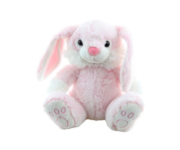 Králík plyšový růžový 23 cm
