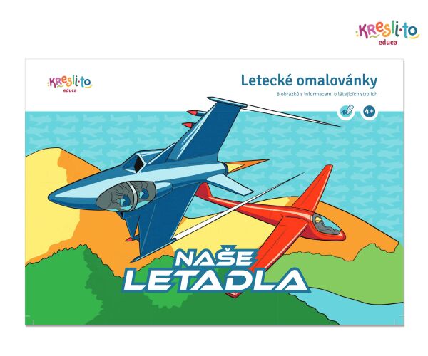 Letecké omalovánky: Naše Letadla