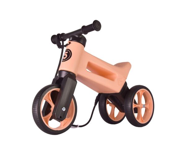 Odrážedlo FUNNY WHEELS Rider SuperSport Pastel-meruňková  2v1