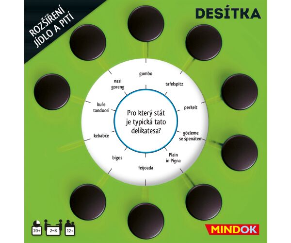 Desítka: rozšíření jídlo a pití