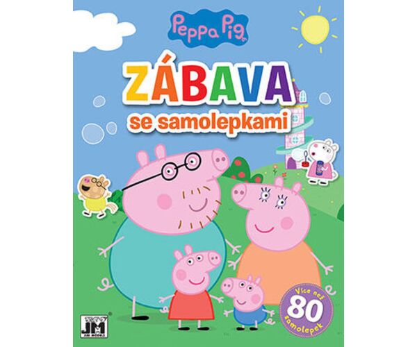 Zábava se samolepkami Prasátko Peppa