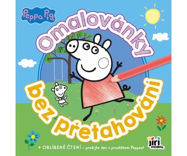Omalovánky bez přetahování Prasátko Peppa