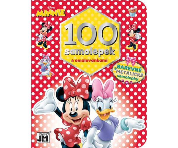 100 samolepek s omalovánkami Minnie