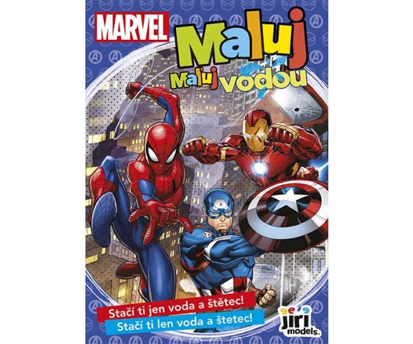 Maluj vodou A5 Marvel