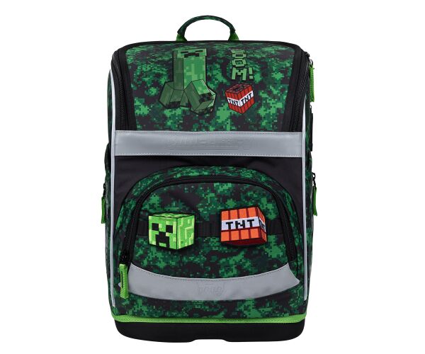 BAAGL Školní aktovka Zippy Plus Minecraft Boom