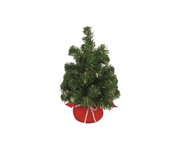 Umělý stromek se zlatým dekorem na postavení 40 cm