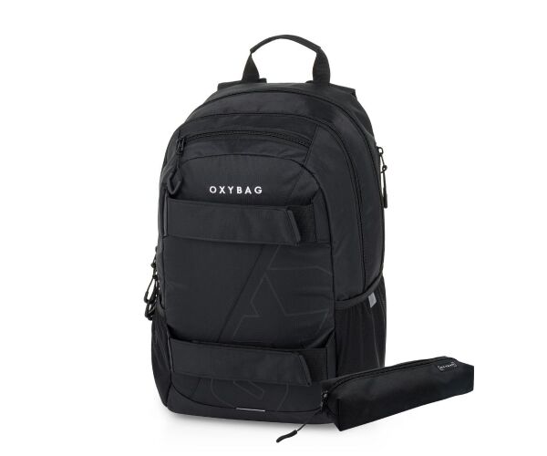 Studentský batoh + etue OXY Sport Black