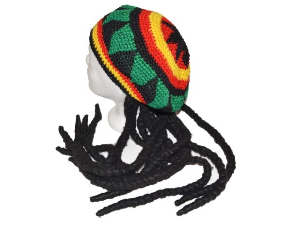 Čepice pletená jamajská