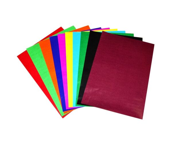 Papíry barevné křída A4, 10 listů