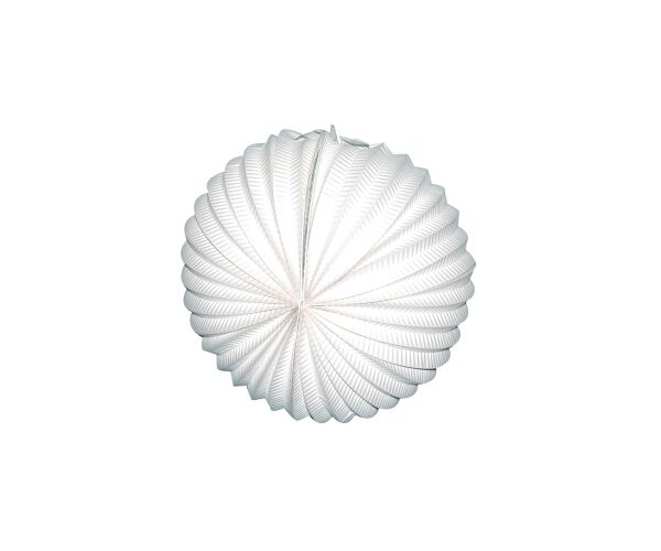 Lampion koule bílý 25 cm