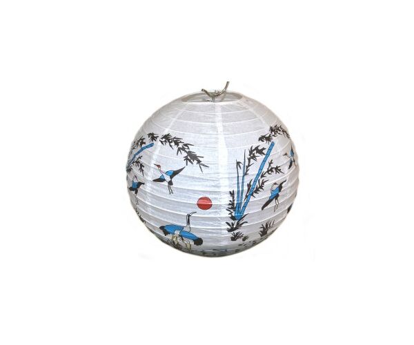 Lampion koule čínský motiv 30cm
