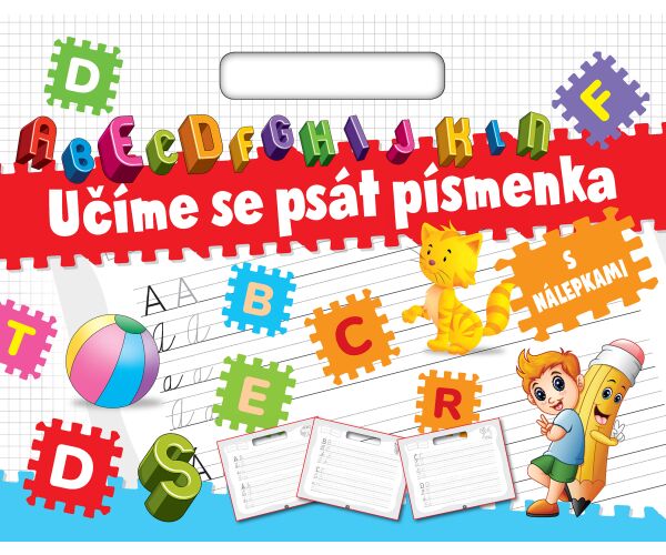 Učíme se psát písmenka s nálepkami