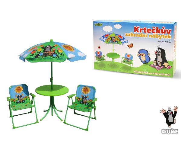 Zahradní nábytek set Krtek - II. jakost