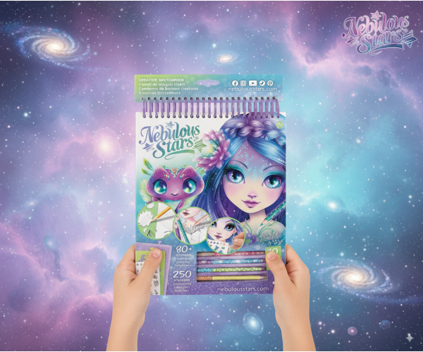 Nebulous Stars Kreativní sketchbook Nenuphia