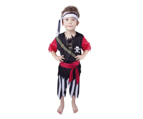 Dětský kostým Pirát s šátkem (M)