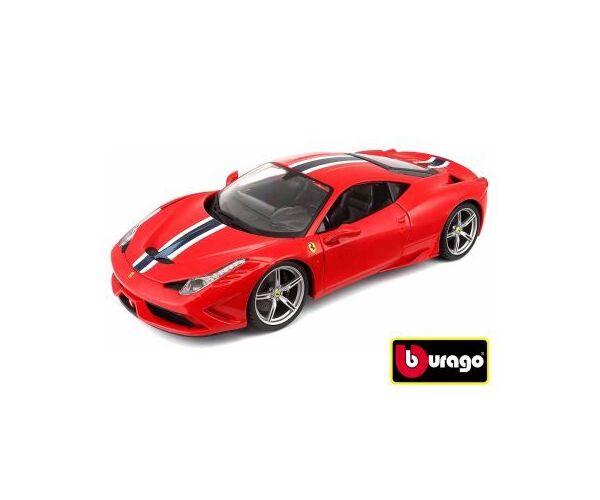 Bburago 1:18 Ferrari 458 Speciale Ferrari Race&Play červená 18-16002